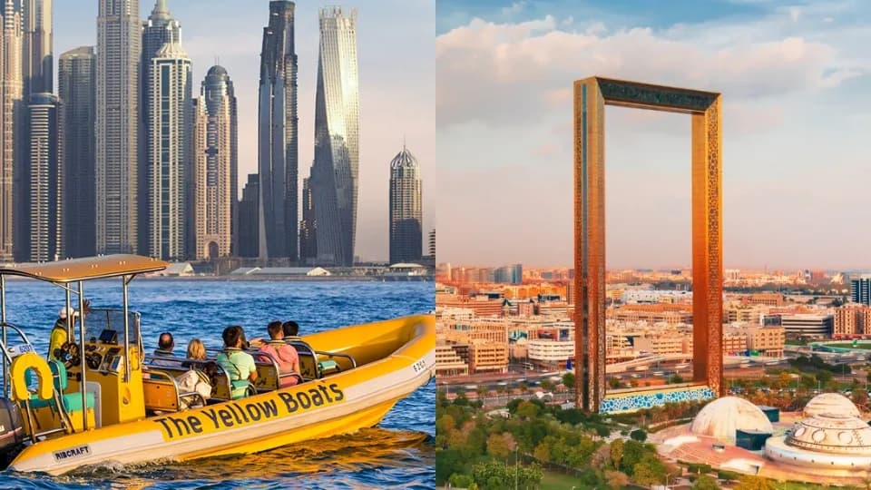 Save Up to 34% with Combo: 99 Minutes Premium Boat Tour + FREE Dubai Frame ro - Image 1